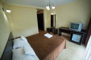 Фото номера Двухместный номер с 1 кроватью или 2 отдельными кроватями Отель Hotel Muntele Mic г. Borlova 5
